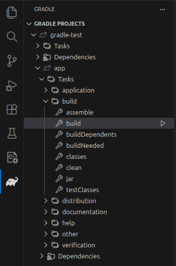 VS Code Gradle Runner