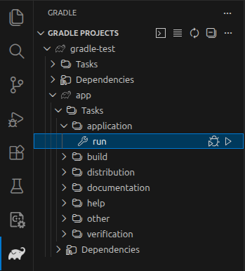 VS Code Gradle Runner