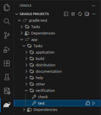 VS Code Gradle Runner